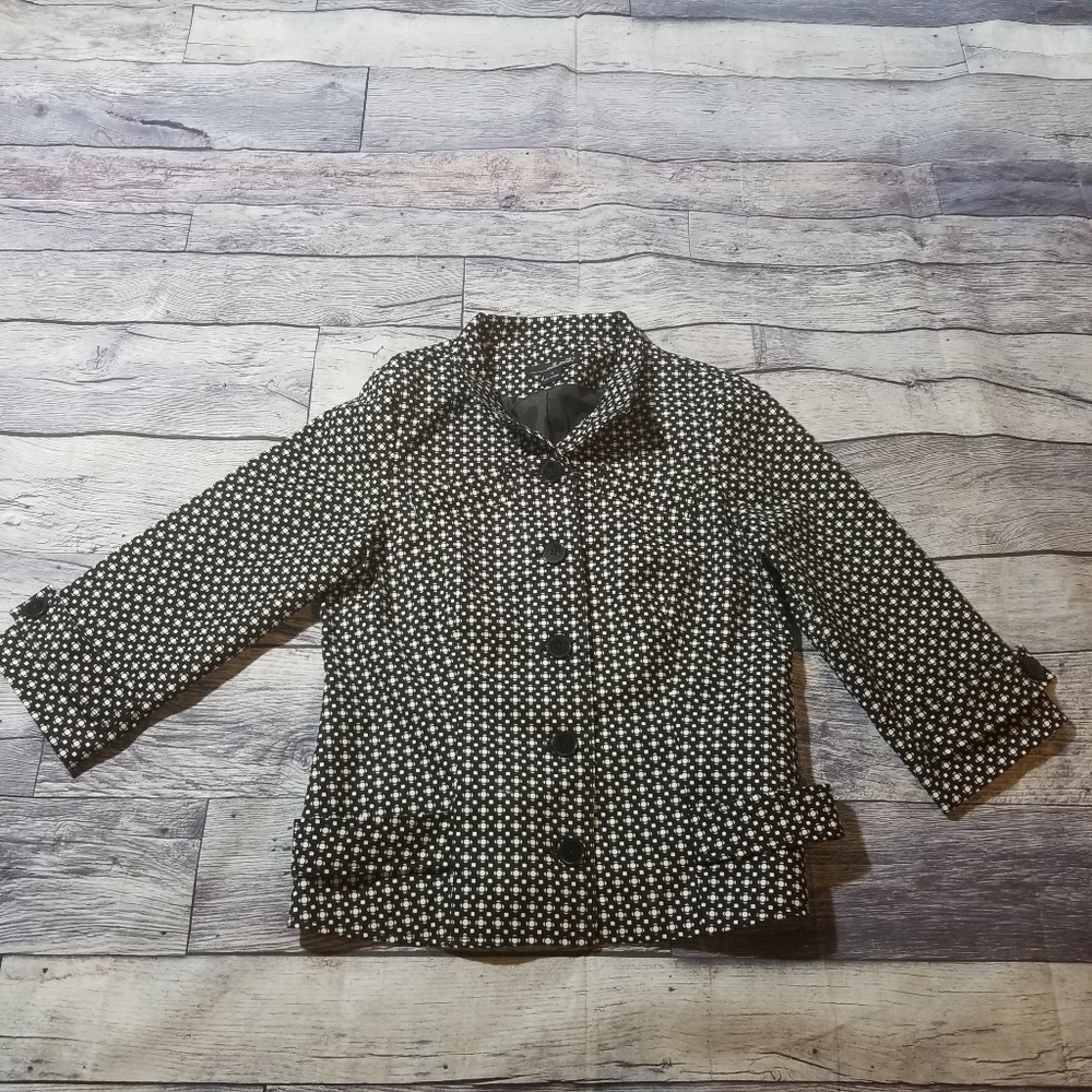 Willi Smith Button Up Blazer Small - image 4